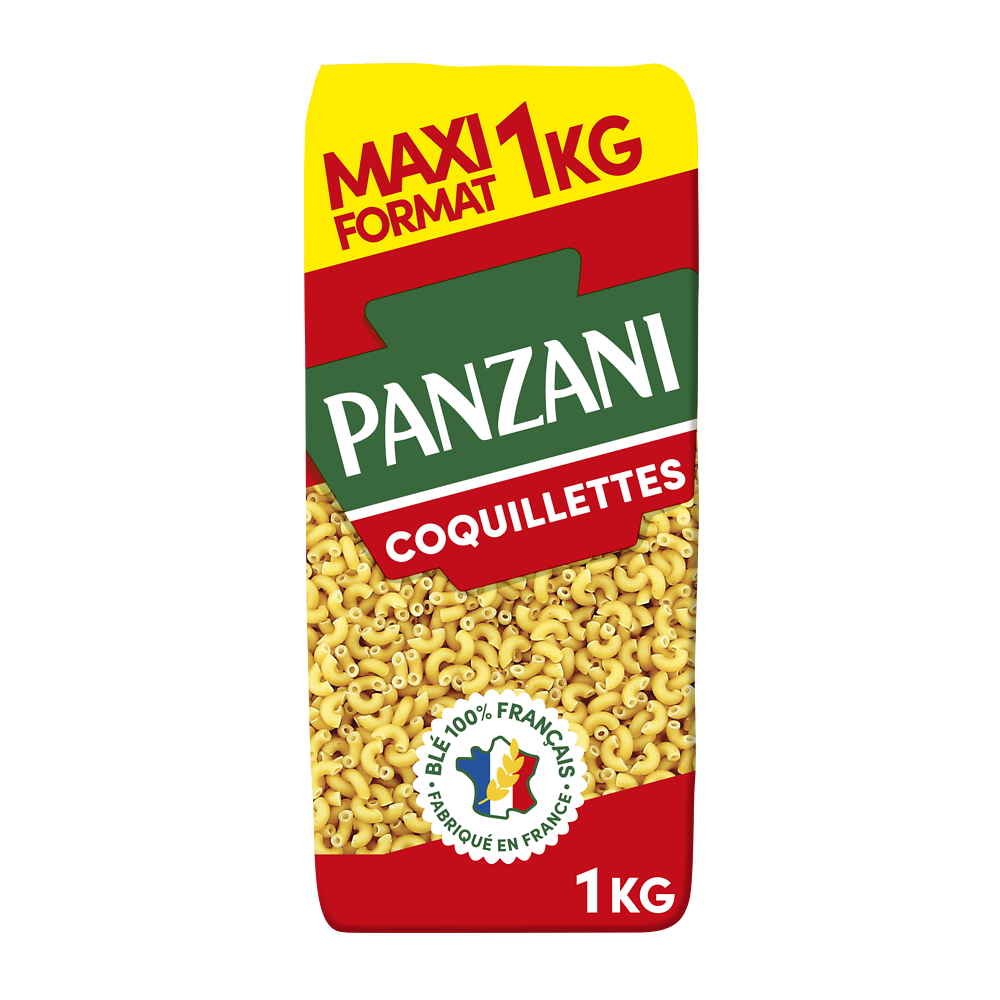 Pâtes COQUILLETTES PANZANI - 1kg