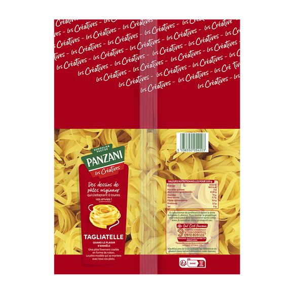 Pâtes TAGLIATELLES les Créatives PANZANI - 500g