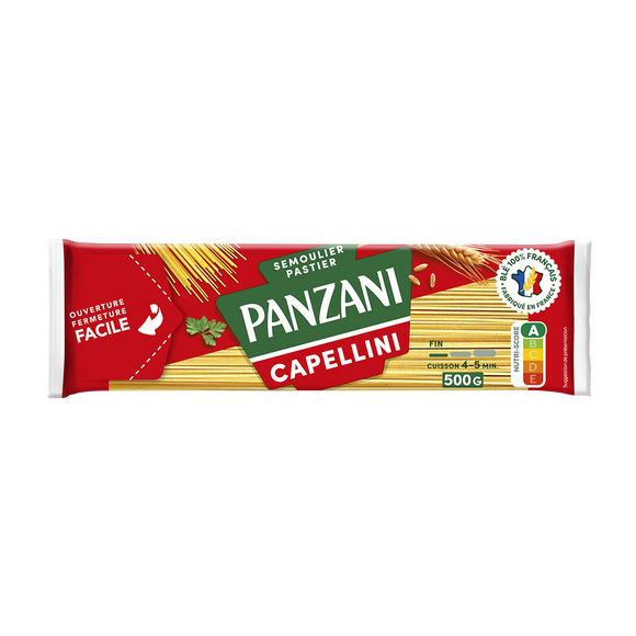 Pâtes CAPELLINI PANZANI - 500g