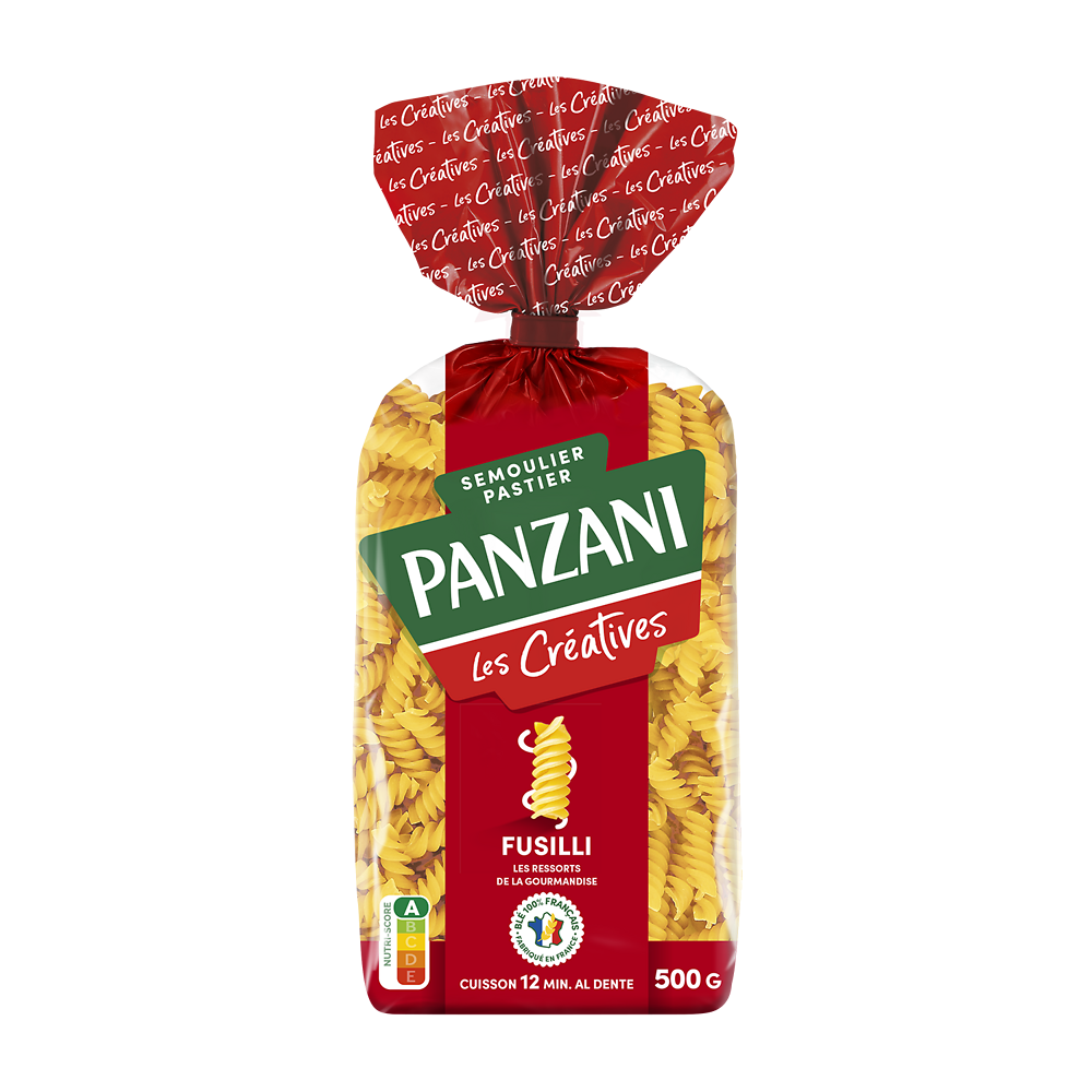 Pâtes FUSILLI Créatives PANZANI - 500g
