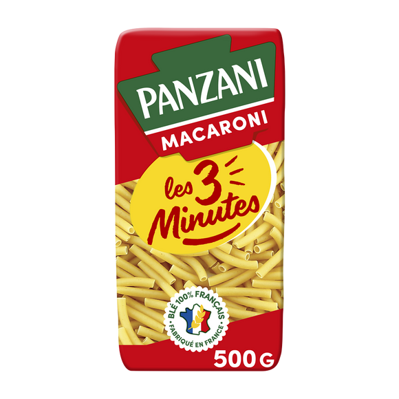 Pâtes MACARONI 3 minutes PANZANI - 500g