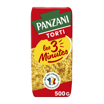 Pâtes TORTI 3 minutes PANZANI - 500g