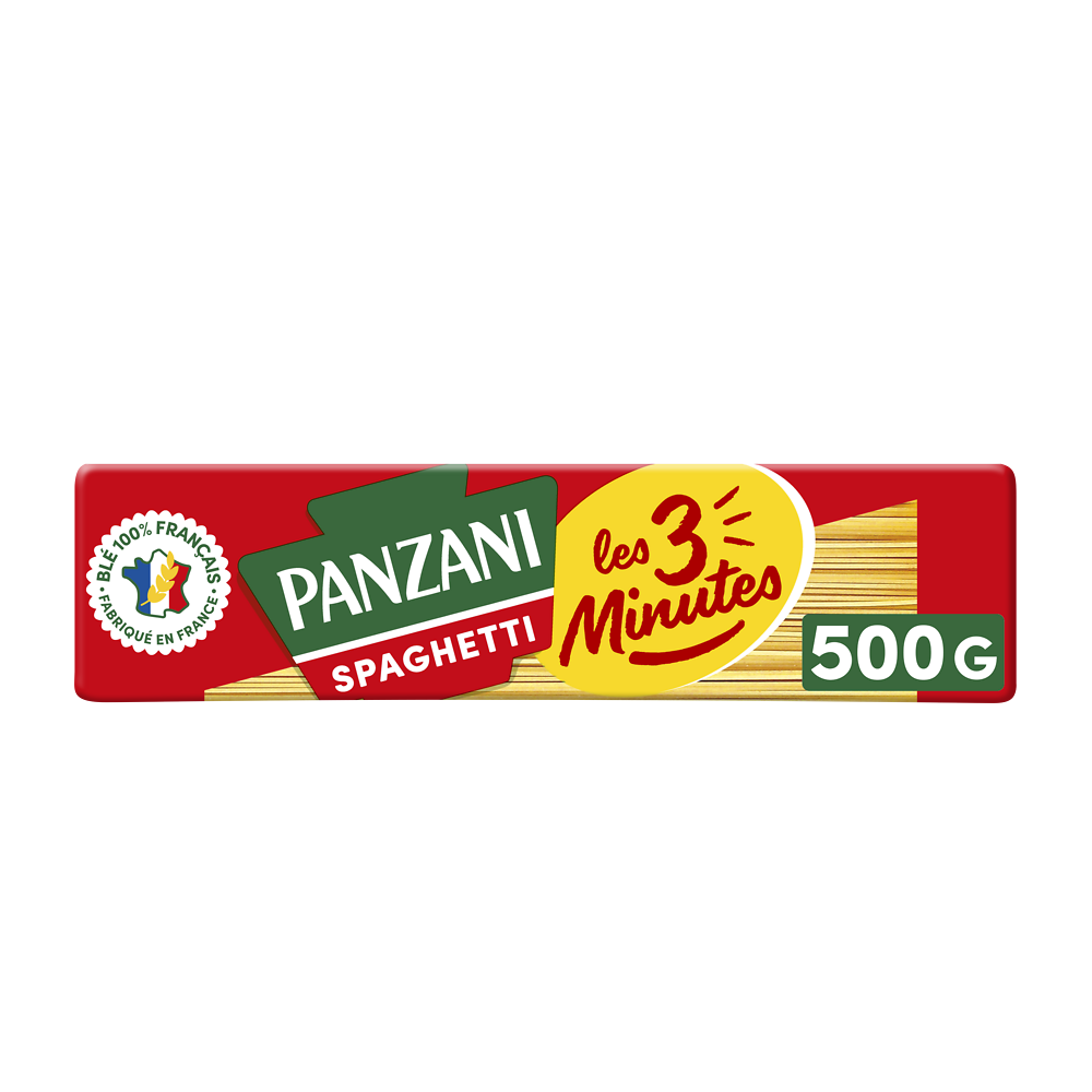 Pâtes SPAGHETTI 3 minutes PANZANI - 500g