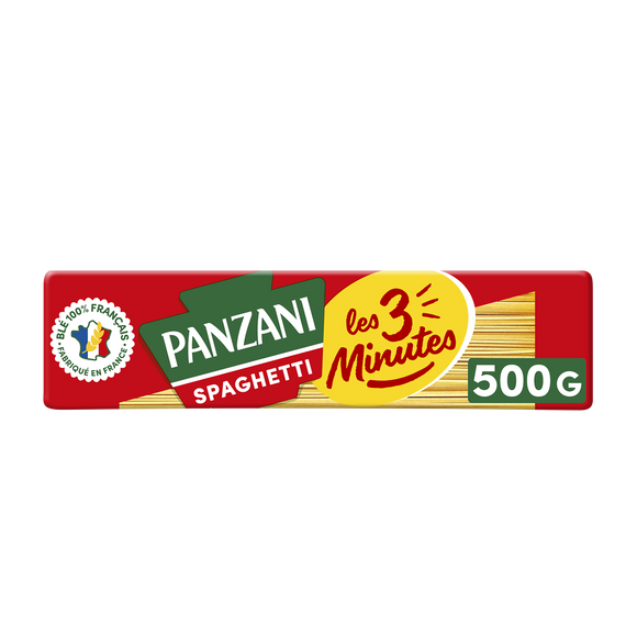 Pâtes SPAGHETTI 3 minutes PANZANI - 500g
