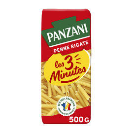 Pâtes PENNE RIGATE 3 minutes PANZANI - 500g
