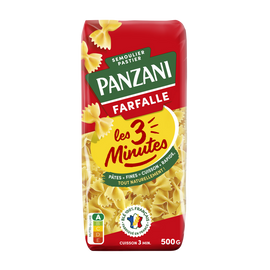 Pâtes FARFALLE 3 minutes PANZANI - 500g