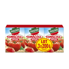 Sauce Tomacouli brique PANZANI - 3x200g