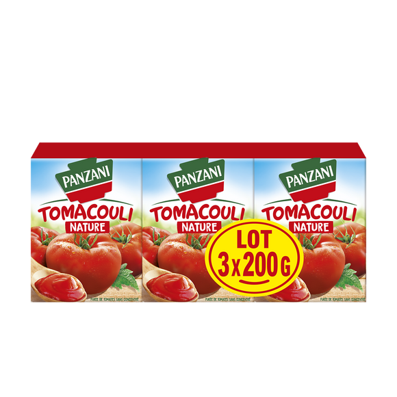 Sauce Tomacouli brique PANZANI - 3x200g