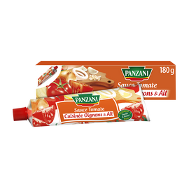 Sauce Tube Tomates ail et oignons PANZANI - 180g