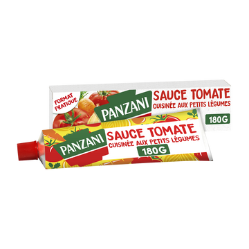 Sauce tomates cuisinées légumes PANZANI - Tube 180g