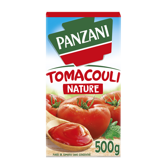 Sauce Coulis de Tomate Tomacouli PANZANI - brique 500g