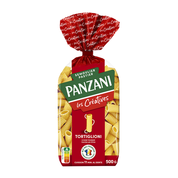 Pâtes TORTIGLIONI Créatives PANZANI - 500g