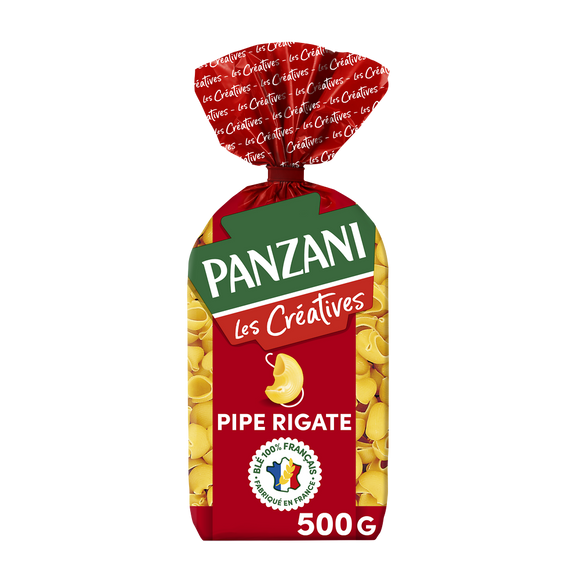 Pâtes PIPE RIGATE Créatives PANZANI - 500g