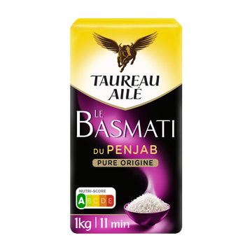 Riz basmati du Penjab TAUREAU AILE, 1kg