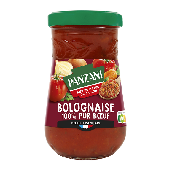 Sauce Bolognaise 100% pur boeuf PANZANI - 200g