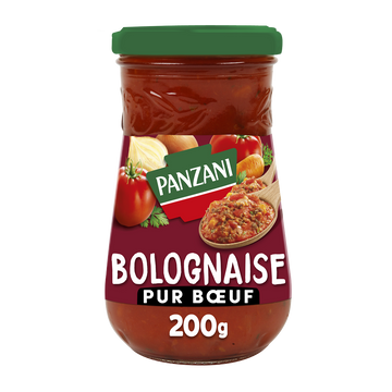 Sauce Bolognaise 100% pur boeuf PANZANI - 200g