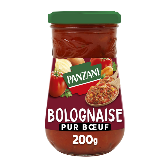 Sauce Bolognaise 100% pur boeuf PANZANI - 200g