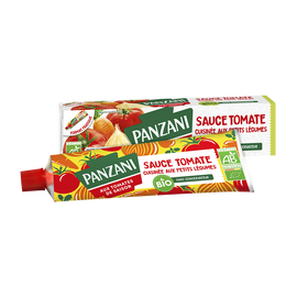 Sauce Tube Tomates cuisinées aux petits légumes BIO PANZANI - 180g