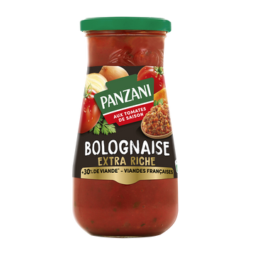 Sauce Bolognaise extra riche PANZANI - 400g