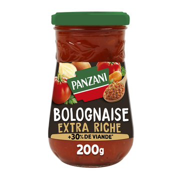 Sauce Bolognaise extra riche PANZANI - 200g