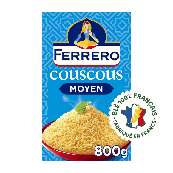 Couscous moyen blé Français FERRERO - 800g