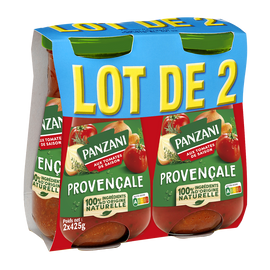 Sauce provençale PANZANI pot en verre 425g x2