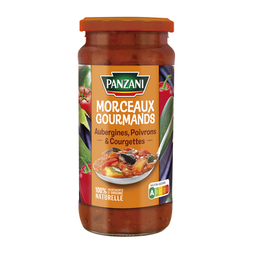 Sauce légumes du marché aubergines/courgettes PANZANI - 400g