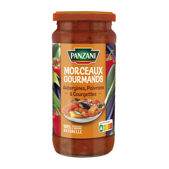 Sauce légumes du marché aubergines/courgettes PANZANI - 400g