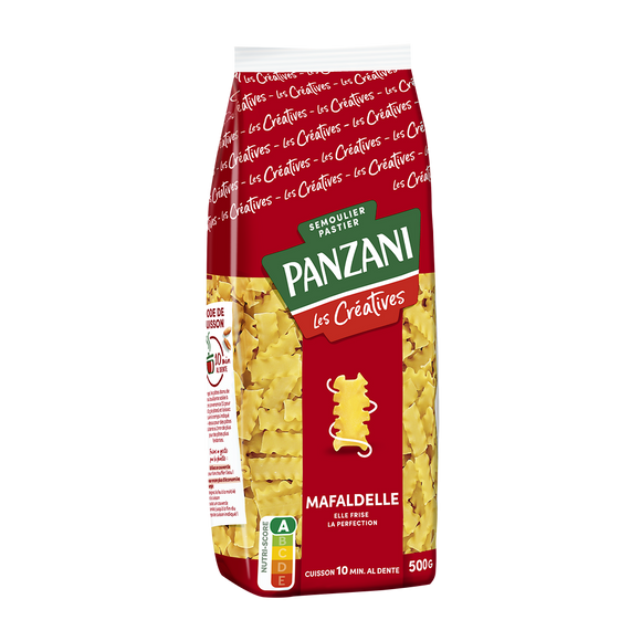Pâtes MAFALDELLE Créatives PANZANI - 500g