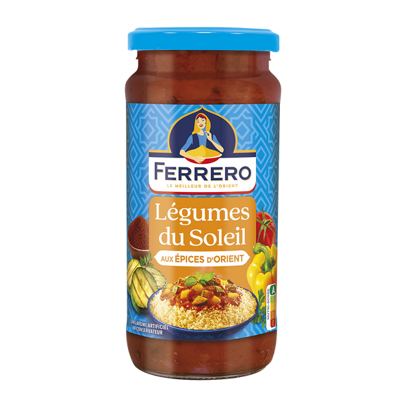 Sauce légumes du soleil FERRERO - 400g