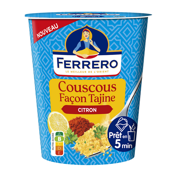 Couscous façon tajine au citron FERRERO cup 80g