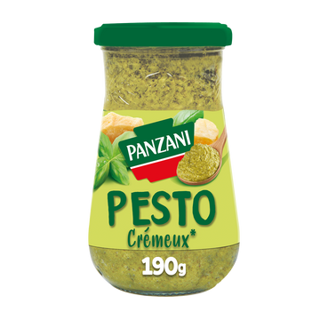 Sauce Pesto vert crémeux au Basilic d'Italie PANZANI - 190g