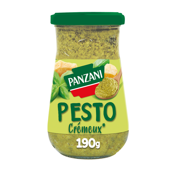 Sauce Pesto vert crémeux au Basilic d'Italie PANZANI - 190g