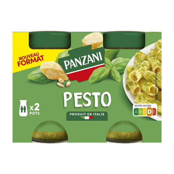 Sauce Pesto basilic PANZANI - 2x90g