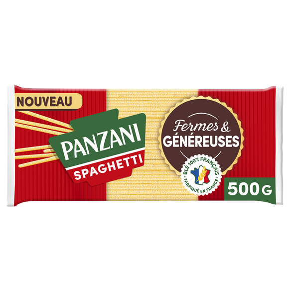 Spaghettis fermes et généreuses PANZANI 500g
