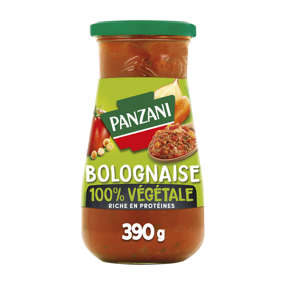 Sauce Bolognaise Végétale aux protéines de pois PANZANI - 390g