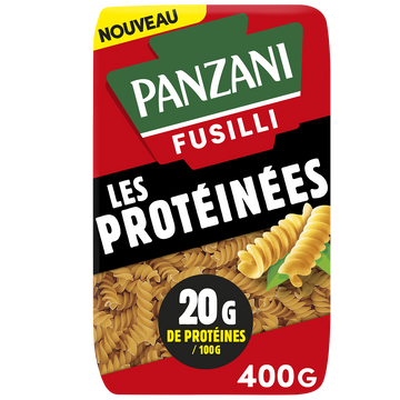 Fusilli protéinées PANZANI 400g