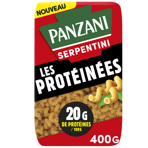 Serpentini protéinée PANZANI 400g
