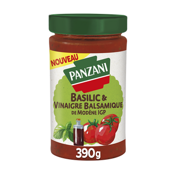 Sauce les recettes maison basilic PANZANI 390g