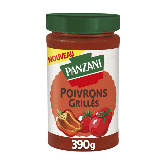 Sauce les recettes maison poivron PANZANI 390g