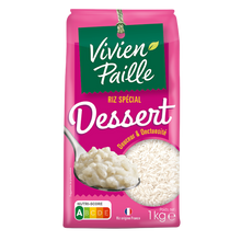 Riz rond blanc spécial dessert VIVIEN PAILLE, 1kg
