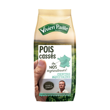 Pois cassés de nos agriculteurs VIVIEN PAILLE, 500g