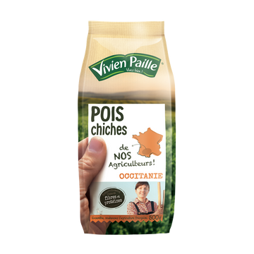 Pois chiches de nos agriculteurs VIVIEN PAILLE, 500g