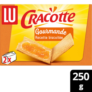 Biscottes gourmandes CRACOTTE - Paquet de 250g