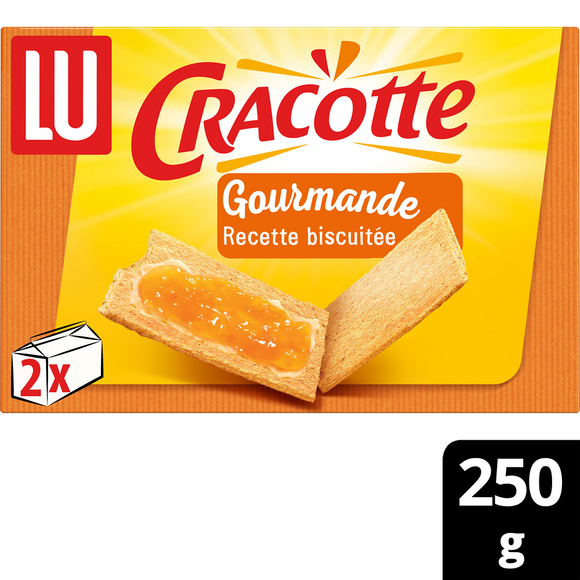 Biscottes gourmandes CRACOTTE - Paquet de 250g