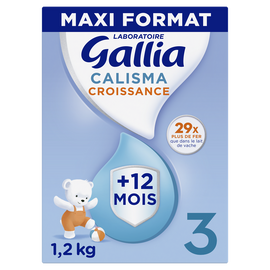 Lait de croissance bébé en poudre 3ème âge dès 12 mois GALLIA CALISMAboîte 1,2kg