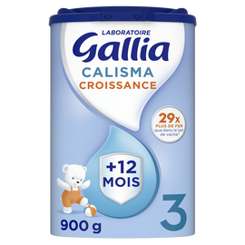Lait de croissance bébé en poudre 3ème âge dès 12 mois GALLIA CALISMAboîte 900g