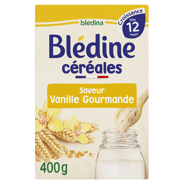Céréales en poudre bébé vanille dès 12 mois BLEDINE BLEDINA 500g