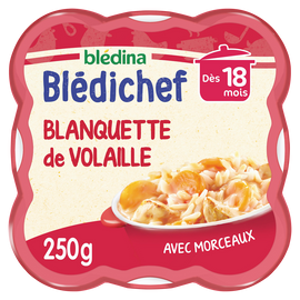 Plat bébé blanquette de volaille dès 18 mois BLEDICHEF BLEDINA 250g