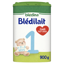 BLEDINA BLEDILAIT - Lait en poudre bébé 1er âge, de 0 à 6 mois - 900g